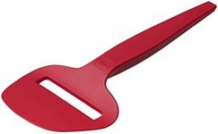 Osti 01 (RED) Cheese Plane – Handheld Durable Wireless Cheese Slicer for Perfect Slices of Hard, semi-Hard and semi-Soft Block Cheese – Dishwasher Safe – Danish Design Cheese Cutter