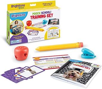 Brightkins Pooch School Training Set - 15 Piece Set Training Games for Dogs, Games and Toys for Dogs