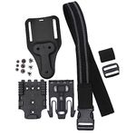 ACEXIER Tactical Drop Leg Band Strap Quick Locking System for Glock 17 M9 Gun Holster Platform Adapter with QLS 19 22 Hunting Accessory