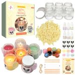 Kalakaram Aroma Beeswax Candle Kit | DIY Candle Making Craft Kit for Kids & Adults | Natural Scented Candles | Pure Beeswax | Candle Making Set | Handmade Candles for Girls Age, 9-11, 12-14 Years