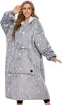 THREE POODLE Wearable Blanket Hoodi