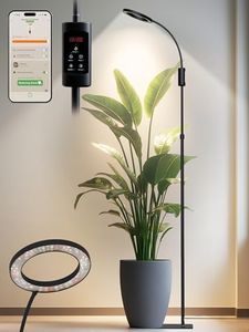 24W Smart Grow Lights for Indoor Plants, Full Spectrum LED Plant Light