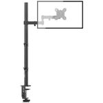 Bracwiser Single Fully Adjustable Standing Height Monitor Arm Stand Mount 800mm Tall for Monitor Computer Screen 13 15 17 19 20 22 23 24 26 27 30 32 inch VESA 75 100 MD7821