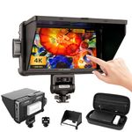 VILTROX DC-550 Pro DSLR Camera Field Monitor - 5.5-Inch Touchscreen Portable Video Field Monitor Kit with Battery,On-Camera RGB Parade Histogram Waveform Focus Assist Waveform Monitor
