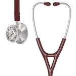 ELKO EL-060 CARDIO III SS Stainless Steel Acoustic Stethoscope | Two-Way PVC Tubing | Double Sided Chestpiece For Adult & Pediatric Patient | Doctors & Medical Students (Brown)