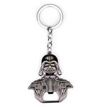 Darth Vader Star Wars Trilogy Collectors Cartoon Bottle Opener Keyrings chain chains bag clip charm for Christmas Birthday Stocking Filler Novelty Small Gift Set Ideas for Kids Men Women