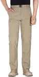 FREE SOLDIER Men's Outdoor Convertible Hiking Pants with Belt Lightweight Quick Dry Tactical Cargo Pants Nylon Spandex (Khaki Color 32W x 32L Old)