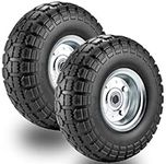 10-Inch Solid Rubber Tire Wheels Re