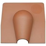 External Brick Burst Buster Plate - Cable Wall Entry Tidy Cover Satellite Coaxial Aerial (2, Brown)