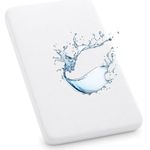 Dudu N Girlie Next2Me Terry Cotton 100 Percent Waterproof Crib Mattress Protector, 51 cm x 85 cm,White