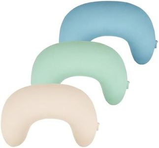 Littogoose 3-Pack Nursing Pillow Cover Compatible with New Boppy Nursing Pillow - Soft Stretchy Microfiber Feeding Pillow Cover, Washable Slipcover for Breastfeeding & Bottle Feeding (Cover Only)