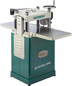 Grizzly Industrial G0891 - 15" 3 HP Fixed-Table Planer with Helical Cutterhead