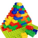 aotipol Building Blocks For Kids Toddlers Including A Baseplate, 101-Piece Large Classic Building Bricks Set For Kids Of All Ages, Basic Stem Toys Gift, Compatible With All Major Brands, Multicolor