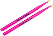 Pocket Stix 11" PINK SPARKLE Drumsticks For KIDS