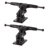 Gullwing Sidewinder II Longboard Trucks - Set of 2, 159mm Hanger/9" Axle, Black