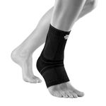 Sports Achilles Support with Functional pad and Comfort Zones - Light and Breathable, Black, S