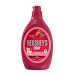 HERSHEY'S Delicious Strawberry Flavour Syrup Bottle, 623 g