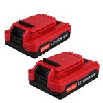 Biswaye 2 Pack 20V MAX Lithium Battery PCC680L Replacement for Porter Cable 20V Tools Battery PCC681L PCC682L PCC660 PCC641 PCC683L PCC685L PCC601 PCC670