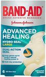 Band-Aid Advanced Healing Hydro Seal Large Gel Plasters 6 Pack |Cover and protect minor wounds