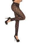 Elegant Moments Women's Lace Leggings, Black, One Size