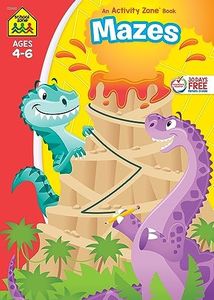 School Zone - Mazes Workbook - 96 Pages, Ages 4 to 6, Preschool, Kindergarten, 1st Grade, Mazes Puzzles, Problem Solving, and More (School Zone Activity Zone® Workbook Series)