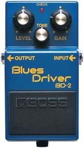 BOSS BD-2 Blues Driver | Compact Overdrive Pedal | Creamy & Crunchy Tones | Tube Amp Simulation | Responds to Picking Dynamics & Volume Changes | Wide Gain Range | Simple & Versatile Controls