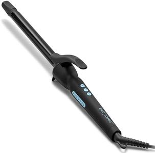 Bio Ionic Long Barrel Styler, 0.75" Extended Curling Iron with Moisture Heat Technology & NanoIonic MX, Versatile Curling Wand with Longer Barrel for Small Tight Curls & Spirals