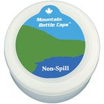 MOUNTAIN BOTTLE CAPS Made in Canada - Non-Spill 20 Pack Bottle Caps for 3 & 5 Gallon Water Jugs - BPA Free, Leak-Proof