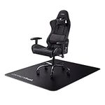 Trust Gaming GXT 715 Chair Mat 99 x 120 cm (1.20 m2), Wear-resistant Floor Protector for Carpets and Hard Floor Surfaces, Durable Mat for Gaming and Office Chairs - Black