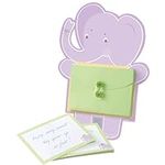 Wilton Elephant Baby Advice Card Ac