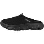 Salomon Women's Walking Loafer, Black/Black/Alloy, 8.5