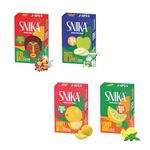 SNIKA Herbal Hookah Molasses (100% Nicotine and Tobacco Free) AFRO QUEEN, SWISS ICE APPLE, HONEY MELON, LEMON MINT Hookah/Shisha Flavors (Pack of 4)