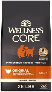 Wellness Core Natural Grain Free Dry Dog Food, Original Turkey & Chicken, 26-Pound Bag