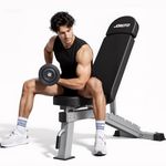 JOROTO MD80 Adjustable Weight Bench - 1000 Lbs Load Utility Workout Benches for Full Body Upright, Incline, Decline, and Flat Exercise Bench Press