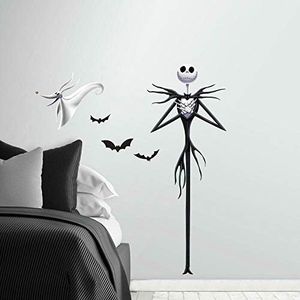 Sticker Géant Repositionnable the Nightmare Before Christmas Jack, Black Purple, White