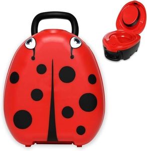 My Carry Potty - Ladybird Travel Potty, Award-Winning Portable Toddler Toilet Seat for Kids to Take Everywhere