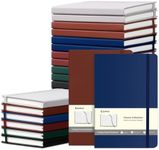 COMIX 24 Pack Lined Journal Notebooks for Work, 240 Pages, 5.5" x 8.3", A5 Hardcover Journaling Notebooks for Notes-Taking Writing, Business Notebooks Jounrnals for Office School