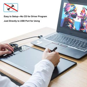 UGEE M708 Drawing Tablet – 10x6 Inch Digital Graphics Pad