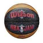 Wilson NBA Jam Basketball, Outdoor, Black / Tan, 7