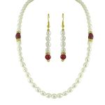 Sri Jagdamba Pearls Dealer Single String Pearl Necklace for Women | Necklace to Gift Women & Girls| with Certificate of Authenticity AAA Quality