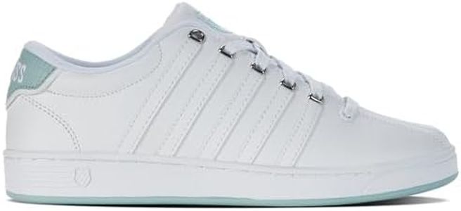 K-Swiss Women's Court Pro II CMF Sneaker, White/Surf Spray, 11 M