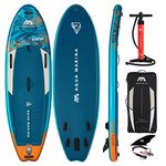 Aqua Marina Rapid Whitewater Inflatable Stand Up Paddle Board Package 2022, 9-Feet 6-Inch Length, Multicolour