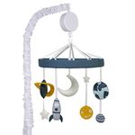 Trend Lab Galaxy, Stars, Moon, Planet Musical Crib Mobile, Baby Mobile, Nursery