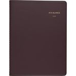 AT-A-GLANCE 2023 Weekly Planner, Quarter-Hourly Appointment Book, 8-1/4" x 11", Large, Winestone (7095050)