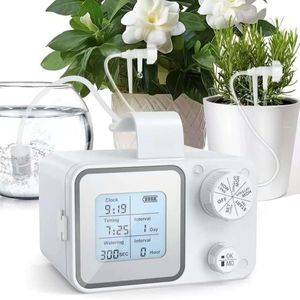 Automatic Plant Waterer Indoor for Up to 20 Pot Plants, Vacation Self Watering Drip Irrigation System Device Kit with Programmable Water Timer for Balcony Office Patio Greenhouse Grow Tent