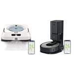 Irobot Braava M6 Mopping Robot & Roomba i7+ (i7556) WiFi Connected Robot Vacuum with Automatic Dirt Disposal and Power-Lifting Suction