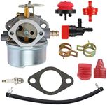 mdairc Carburetor for Tecumseh 640349 640052 640054 HMSK80 HMSK90 LH318SA LH358SA 8HP 9HP 10HP Snowblower Generator Chipper Carb