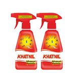 Khatnil Advanced Formula 1 Liter, Pack of 2 | Non Aerosol Spray for Crawling & Fly Bugs | Household Bugs Deterrent Spray | Indoor Outdoor Bug Control Spray