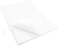 EVG Home & Office Supplies 20 x Easy Peel Crack back Self Adhesive A4 Blank White Sheets Customisable White Sheet Sticker Label Printing Paper Sheet