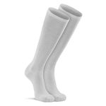 Fox River Outdoor Wick Dry Therm-A-Wick Over-The-Calf Liner Socks, Large, White